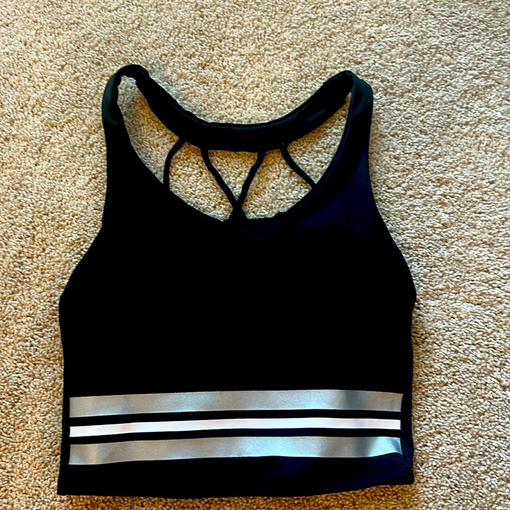 Excellent condition Pink strappy sports bra/tank